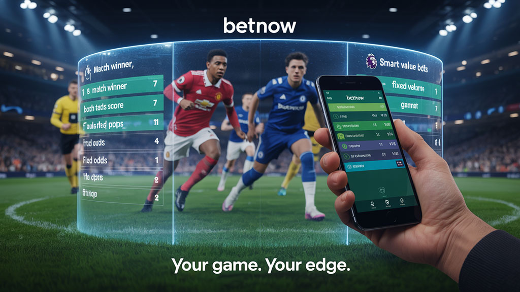 Football betting interface displaying match odds