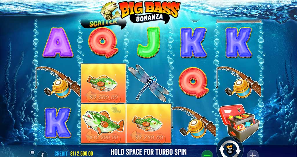 Big Bass Bonanza slot interface by Pragmatic Play